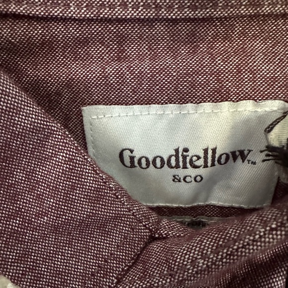 Goodfellow & Co Men’s XL button Down NEW - Picture 5 of 5